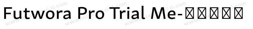 Futwora Pro Trial Me字体转换